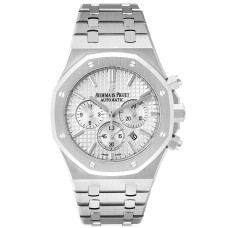 Audemars Piguet Royal Oak Chronograph Steel Silver Dial Men's Watch 