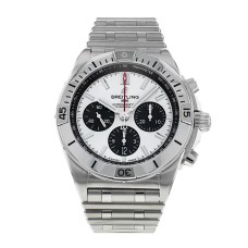 Breitling Chronomat B01 42 AB0134 Full Steel - White Dial First Copy Watch Delhi | COD