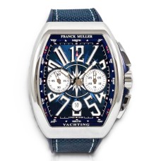 Franck Muller Vanguard Yachting V 45 CC DT AC BL Stainless Steel - Chronograph Blue Dial Swiss ETA Watch Franck Muller Vanguard Yachting V 45 CC DT AC BL Stainless Steel - Chronograph Blue Dial Swiss ETA Watch