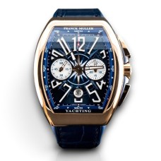 Franck Muller Vanguard Yachting V 45 CC DT YACHT (BL) 5N Swiss ETA Chronograph Movement Watch