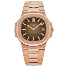 Patek Philippe Nautilus Automatic Rose Gold Brown Swiss Men's Watch Patek Philippe Nautilus Automatic Rose Gold Brown Swiss Men's Watch