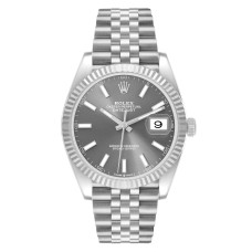 Rolex Datejust Grey Dial Steel 40mm Swiss Automatic Watch