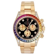 Rolex Daytona Rainbow Jewels Flyback Chronograph Automatic Watch Rolex Daytona Rainbow Jewels Flyback Chronograph Automatic Watch