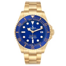 Rolex Sea-Dweller Deepsea Yellow Gold Blue Dial Men's Watch