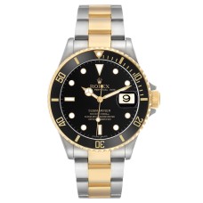 Rolex Submariner Black Dial Dual Tone Bracelet Watch