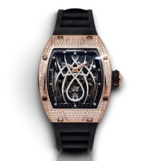 Richard Mille RM 19-01 Tourbillon Spider Rose Gold Diamond Swiss ETA Automatic Watch